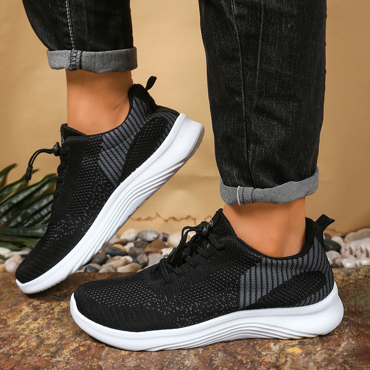 Tênis Masculino Cano Médio Casual | Tecido Leve | Solado PVC | SA08