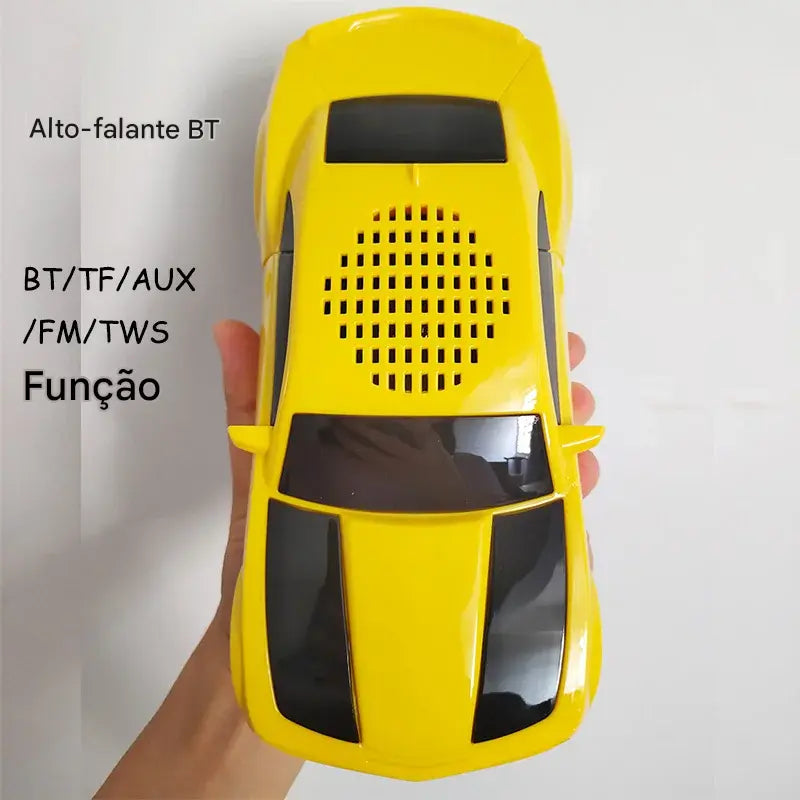 Mini Caixa de Som Bluetooth 5.0 BULIAN WS-592 5W - FM, TF, AUX, TWS | Formato Carro