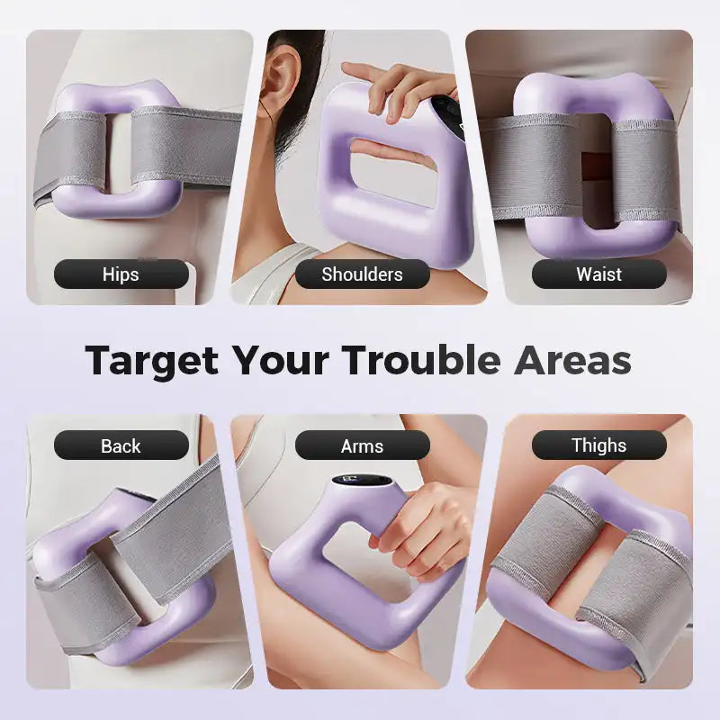 Anel de Fáscia Multifuncional com Vibração para Massagem e Exercícios