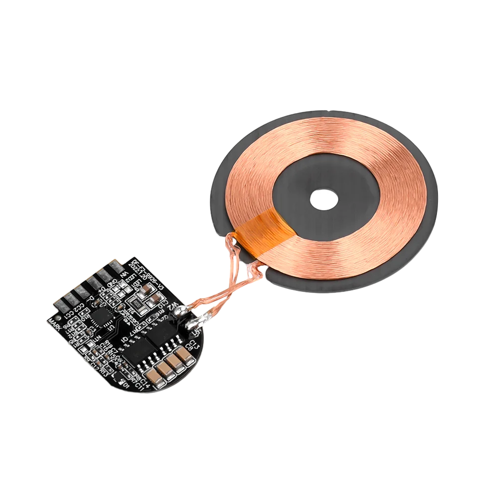 Módulo PCBA Carregador Sem Fio 15W - Placa Transmissora com Bobina de Alta Potência