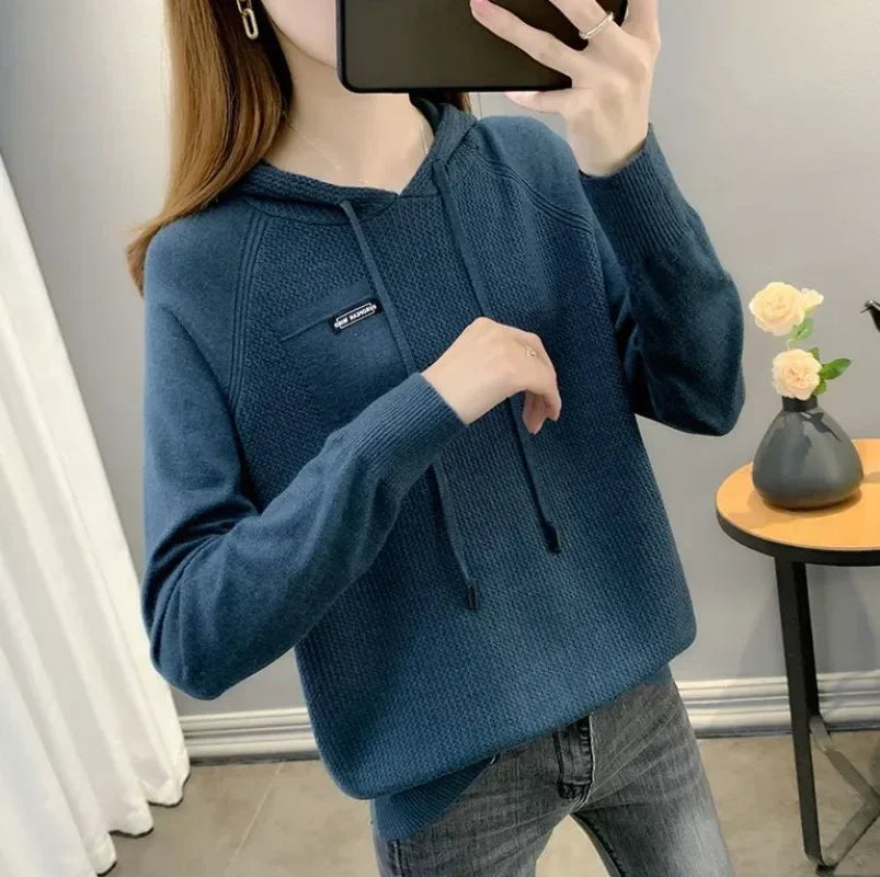 Moletom Feminino Oversized | Estilo Y2K Korean | Capuz | Baggy | Outono/Inverno | 4 Cores