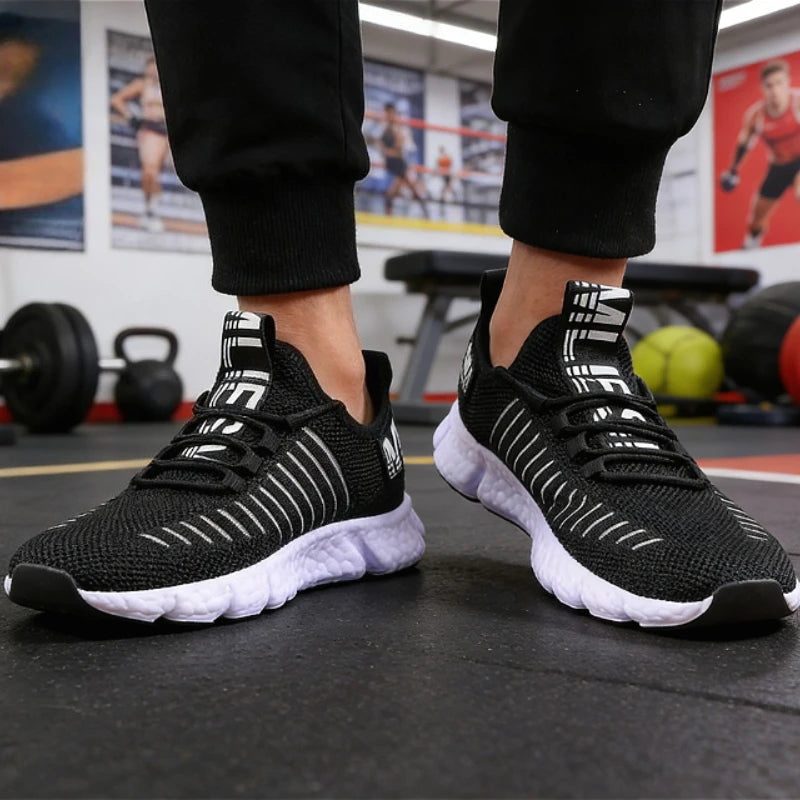 Tênis Masculino Esportivo | Air Mesh Respirável | Leve | Corrida e Basketball | 3 Cores