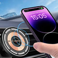 Carregador Wireless 15W para Audi A6 C7 A7 4G8 2012-2018 - Suporte Magnético Rotativo
