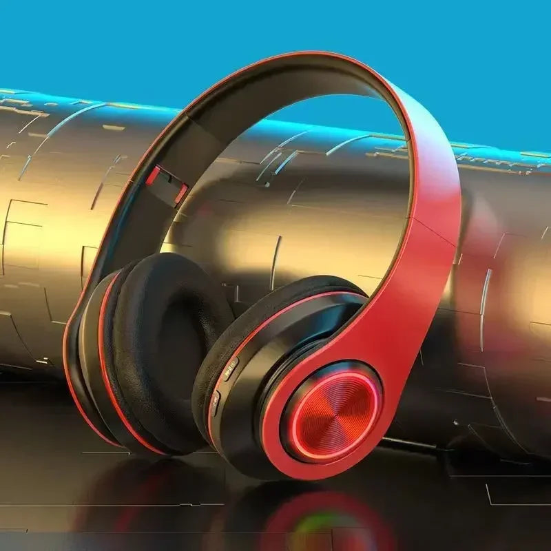 Headphone Gamer Bluetooth 5.0 VIKEFON - Surround Sound, LED 7 Cores, HiFi | PC e Celular