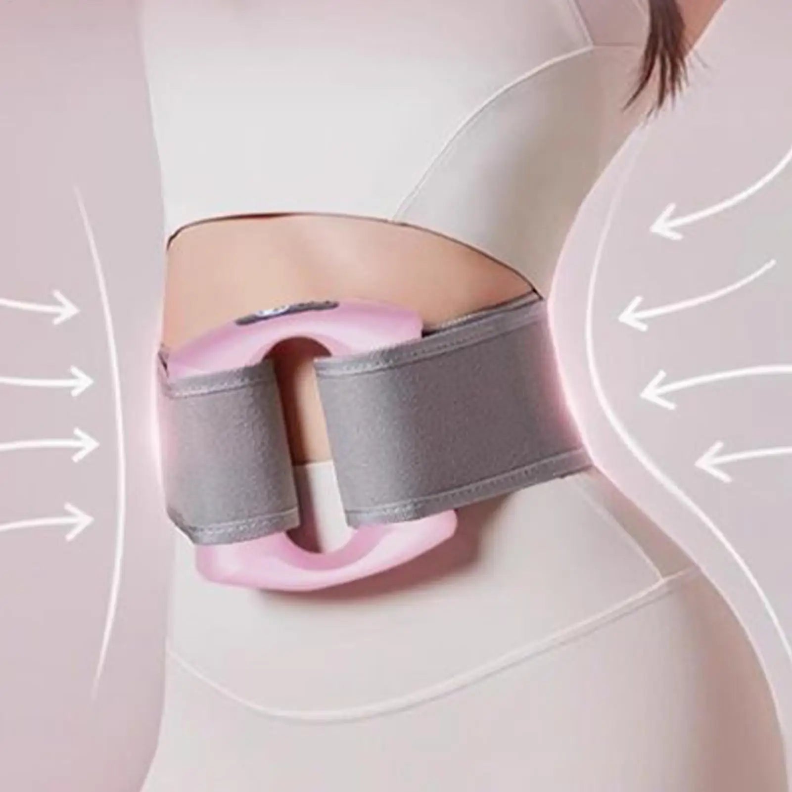 Massageador Corporal de Percussão - Anel Fáscia Vibratório Fitness Queima Gordura Relaxamento Muscular