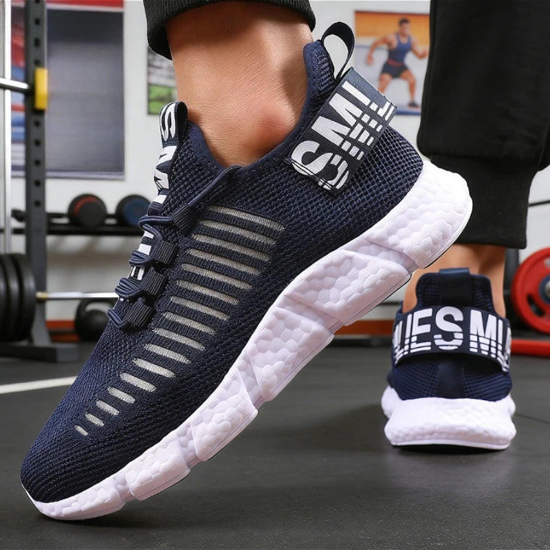 Tênis Masculino Esportivo | Air Mesh Respirável | Leve | Corrida e Basketball | 3 Cores