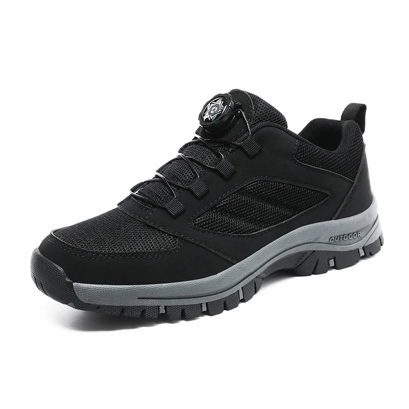 Tênis Masculino LETCOMFIT com Fivela Giratória | Couro | Antiderrapante | Nº 39 ao 48
