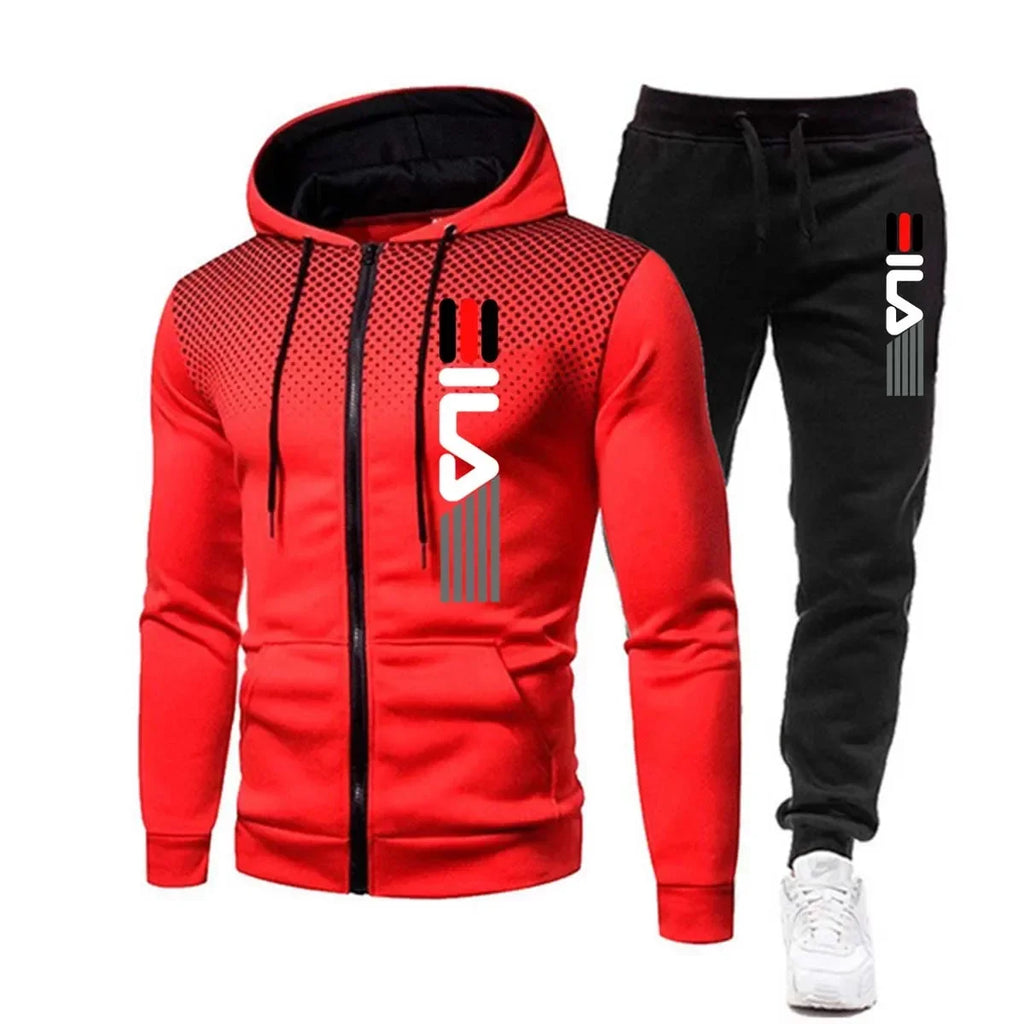 Conjunto Moletom Masculino - Moletom com Capuz e Calça Fitness Academia Corrida Esportivo