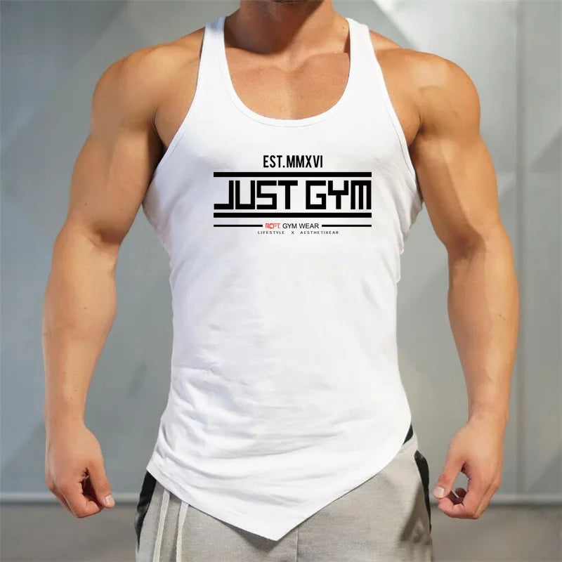 Regata Masculina Fitness Muscleguys - Barra Irregular Bodybuilding