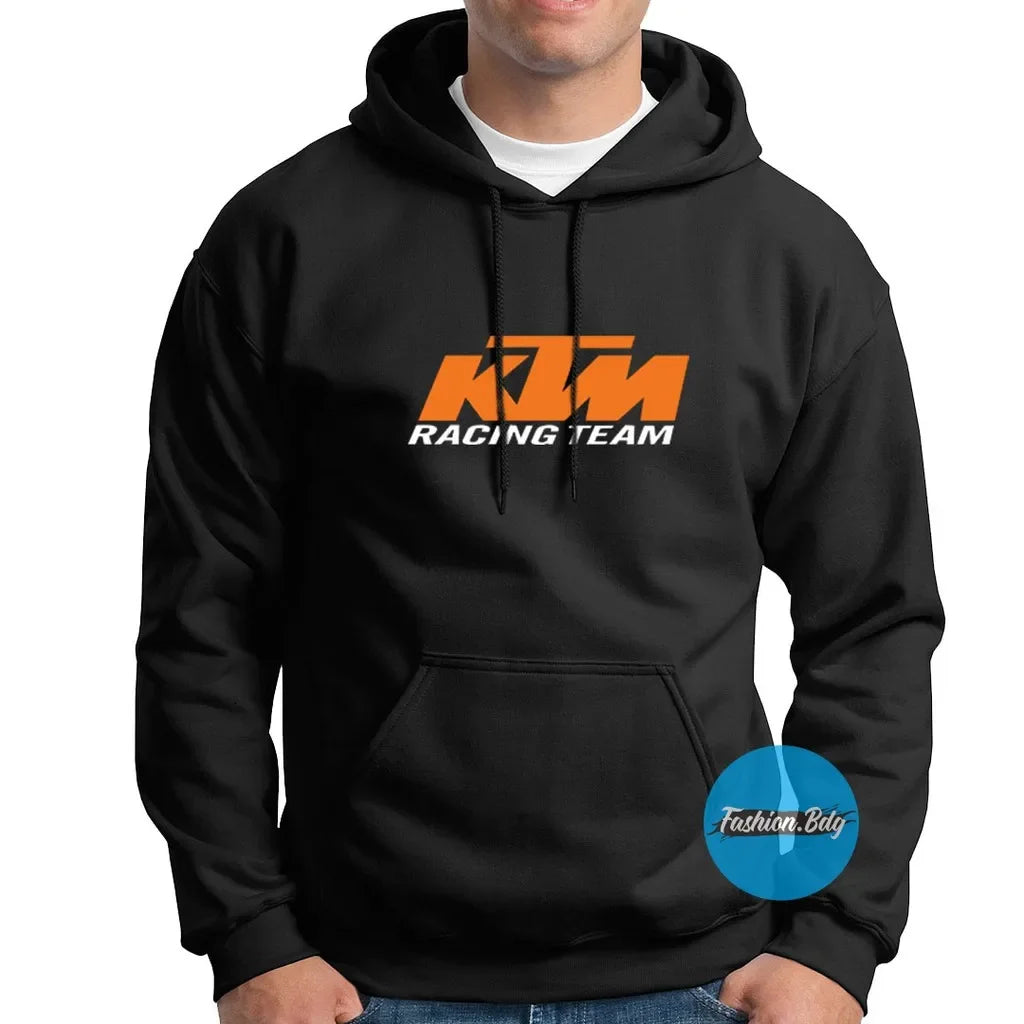 Moletom Masculino com Capuz Fleece – Streetwear Casual Outono Inverno