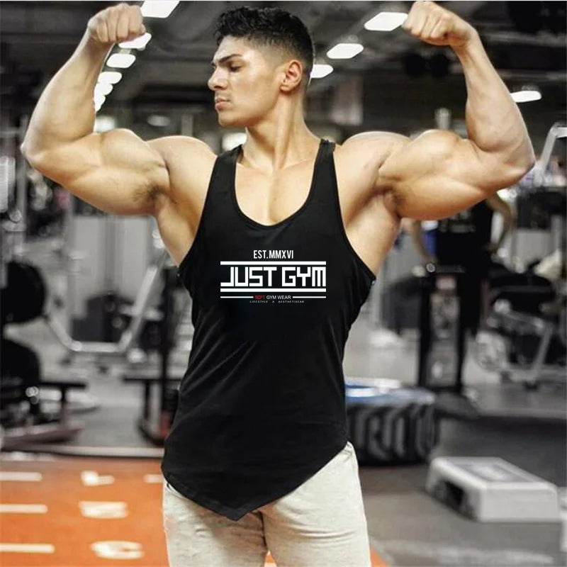Regata Masculina Fitness Muscleguys - Barra Irregular Bodybuilding