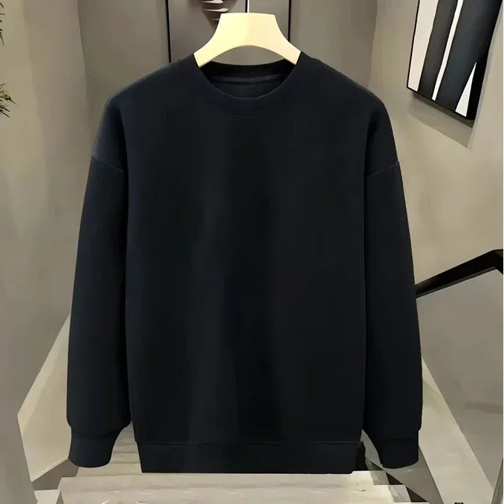 Moletom Masculino Gola Redonda Plus Veludo – Outono Inverno 2025