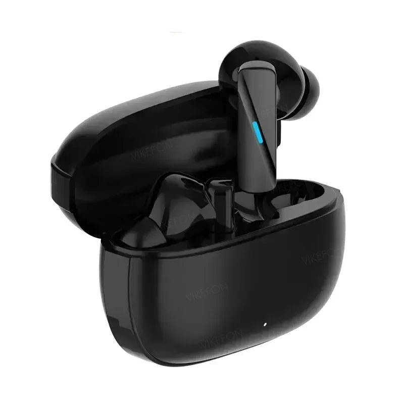 Fone de Ouvido TWS VIKEFON Bluetooth 5.3 - Cancelamento de Ruído, À Prova D'água, Microfone