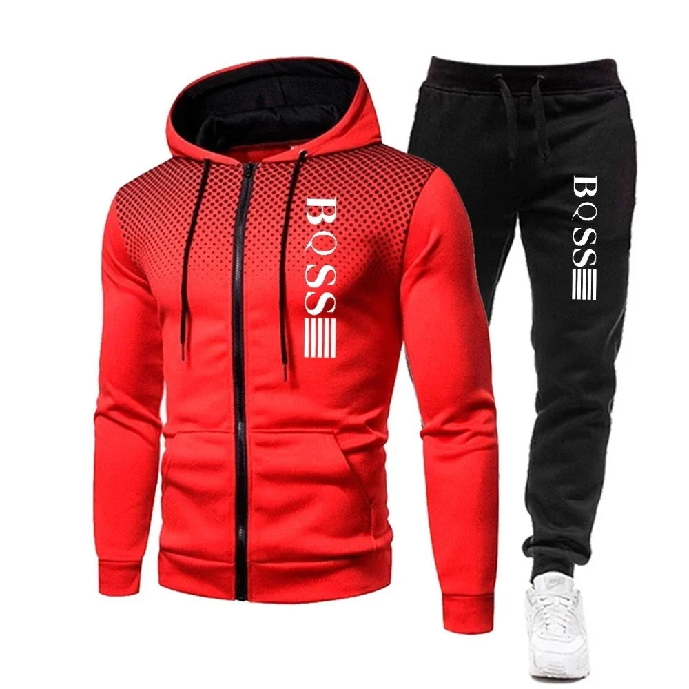 Conjunto Moletom Masculino 2 Peças - Blusa com Capuz e Calça