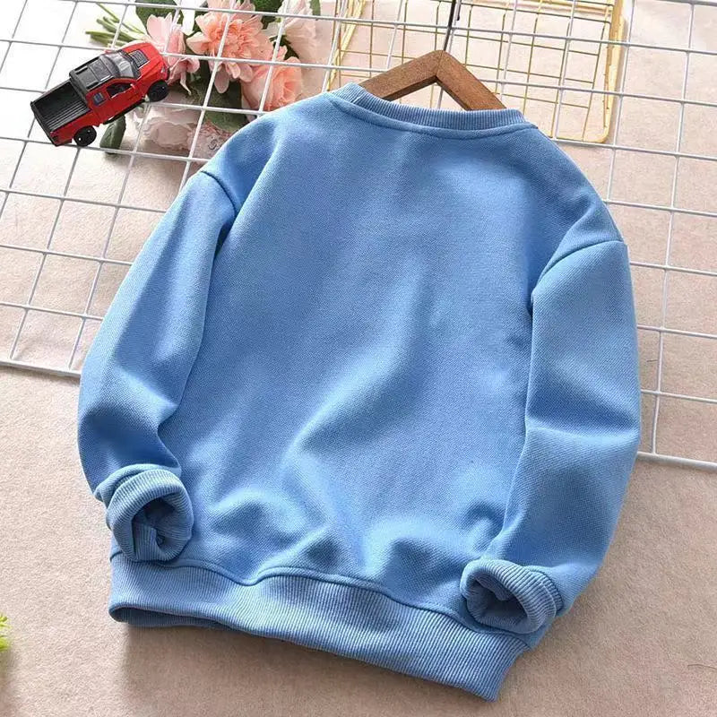 Moletom Infantil Masculino Manga Longa Estampa Relevo – Estilo Coreano