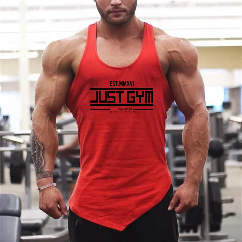 Regata Masculina Fitness Muscleguys - Barra Irregular Bodybuilding