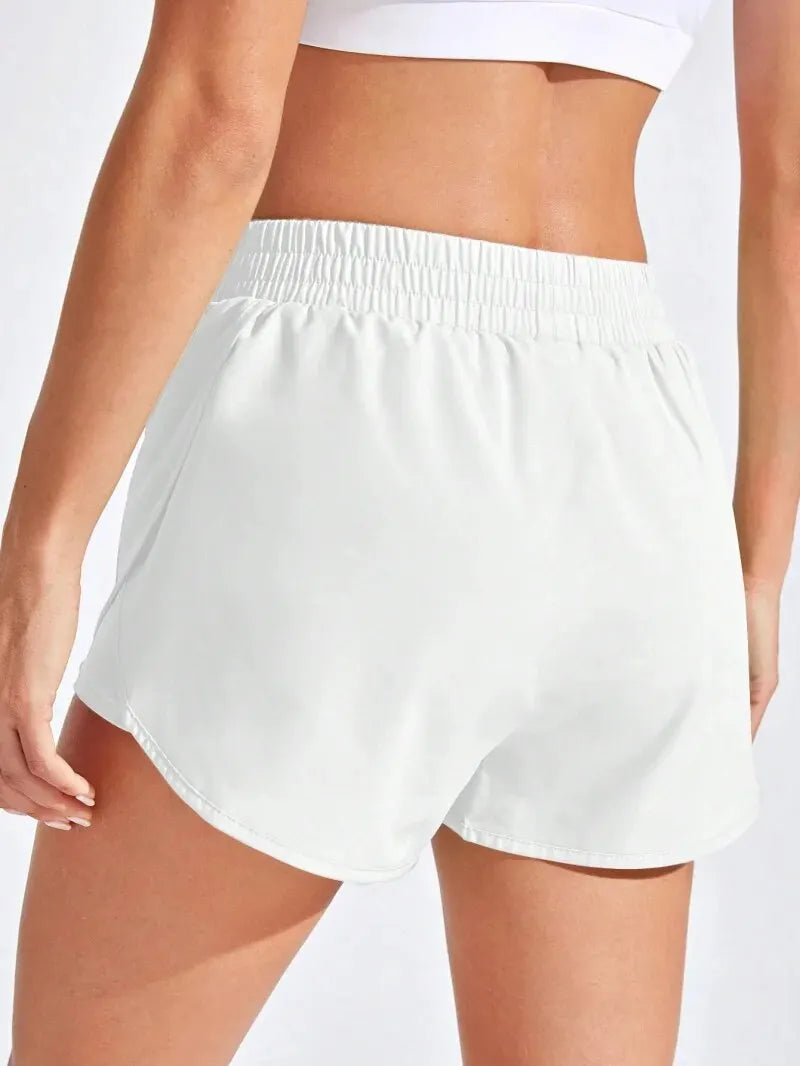 Shorts Feminino Yoga Fitness - Shorts Esportivo Sem Costura Elástico Corrida Academia Treino