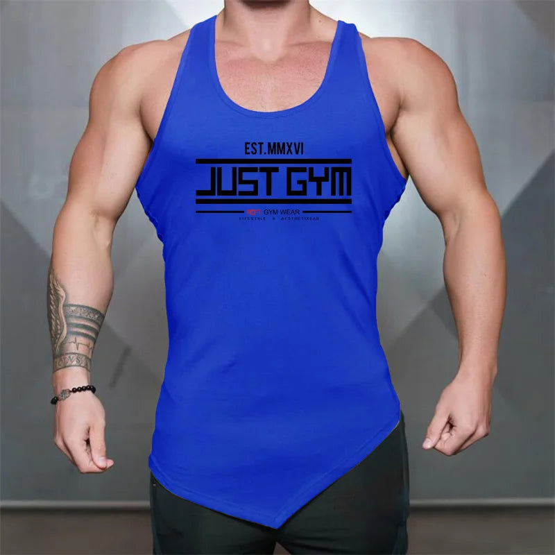 Regata Masculina Fitness Muscleguys - Barra Irregular Bodybuilding