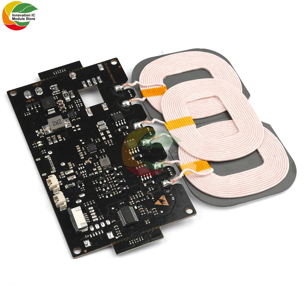 Módulo Carregador Sem Fio Padrão 15W - Placa Transmissora Universal com Proteção Múltipla