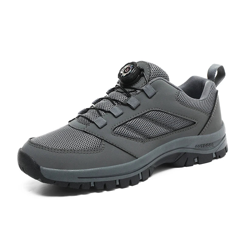 Tênis Masculino LETCOMFIT com Fivela Giratória | Couro | Antiderrapante | Nº 39 ao 48