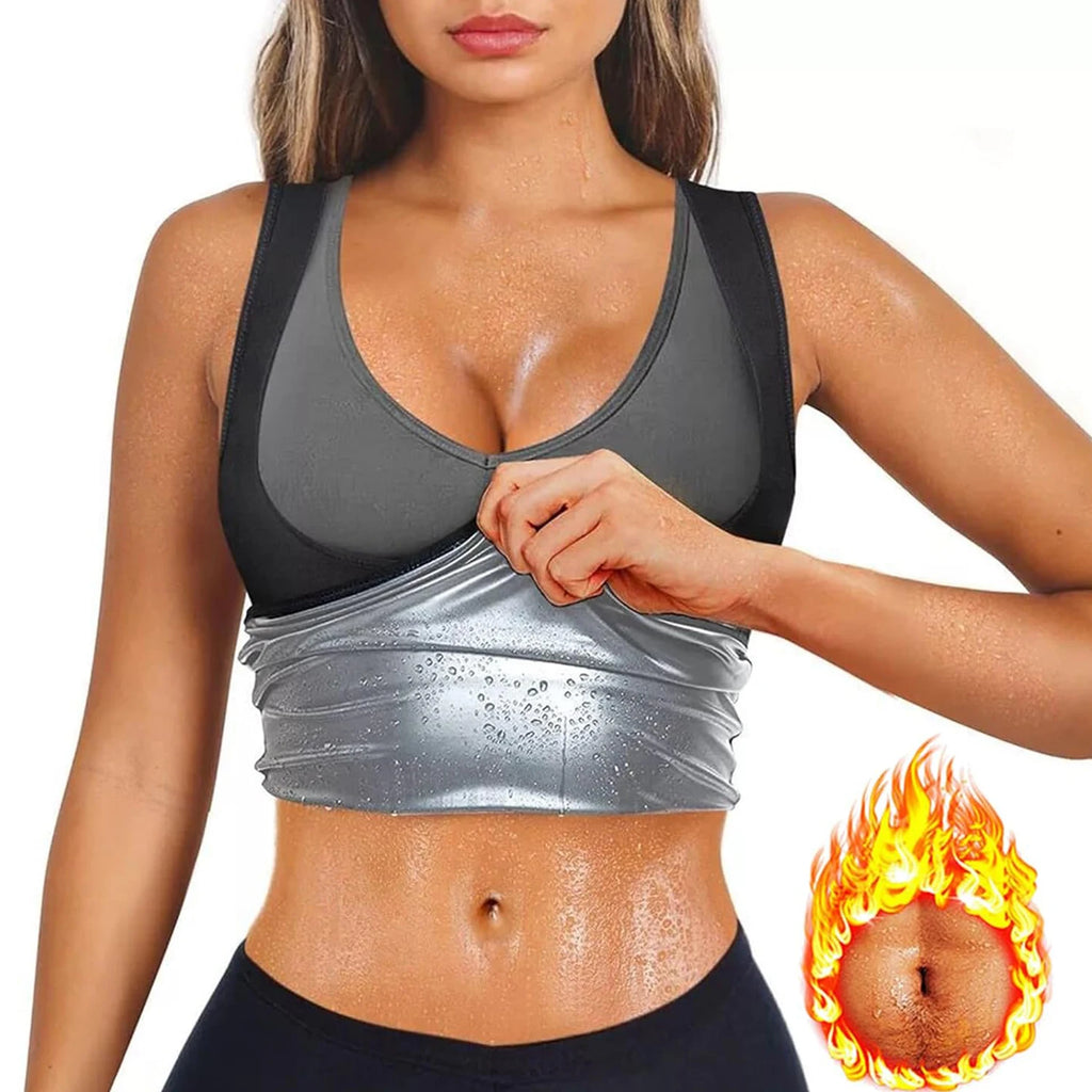 Colete Sauna Feminino | Emagrecimento e Treino | Modelador Térmico
