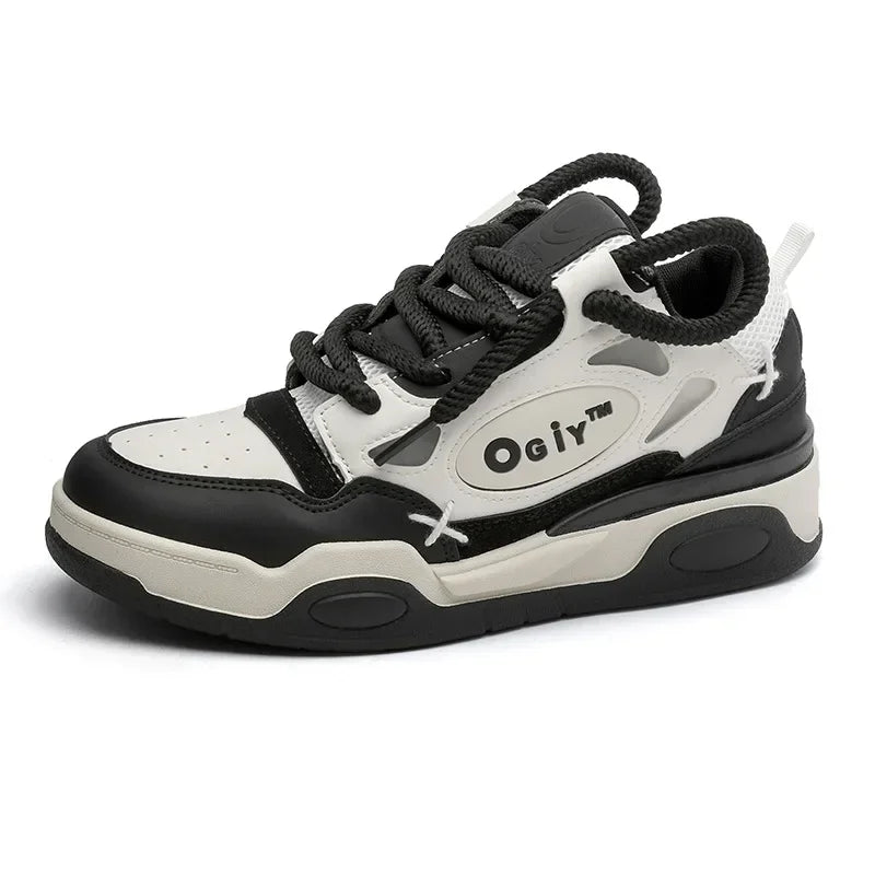 Tênis Masculino Chunky Platform | Estilo Coreano | Solado Vulcanizado | 6 Cores