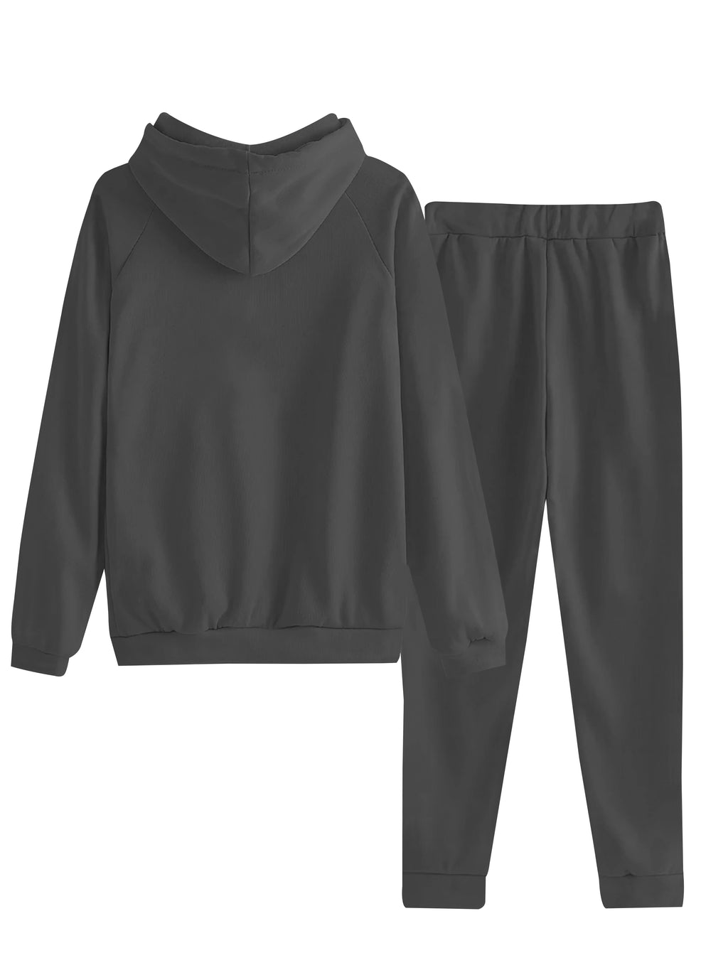 Conjunto Moletom com Capuz + Calça | Two-Piece Set Casual Retrô | Outono/Inverno