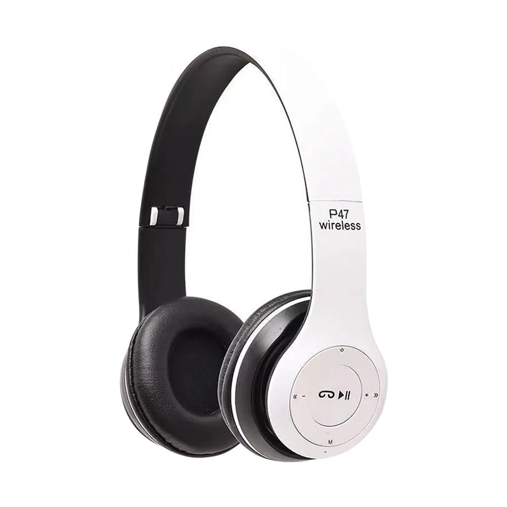 Headphone Infantil Bluetooth P47 - Estéreo Dobrável com Microfone - Suporte Cartão SD