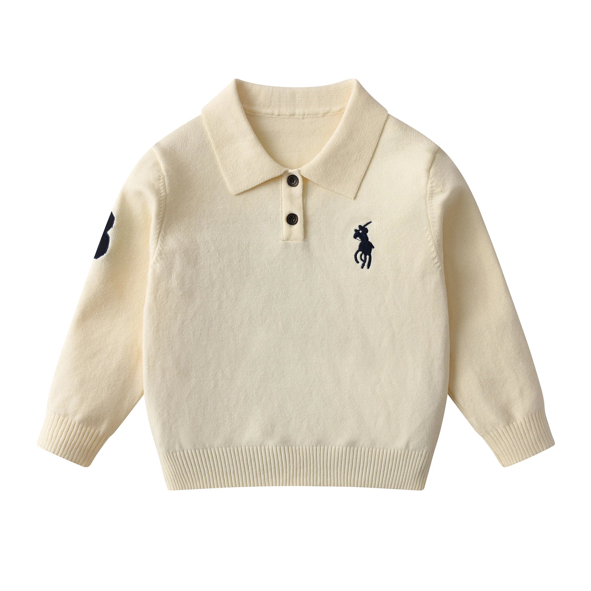 Cardigan Infantil Unissex Algodão com Botão Manga Longa – Outono Inverno