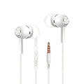 Fone de Ouvido com Fio 3.5mm - HiFi Bass Stereo com Microfone - Para Celular e PC