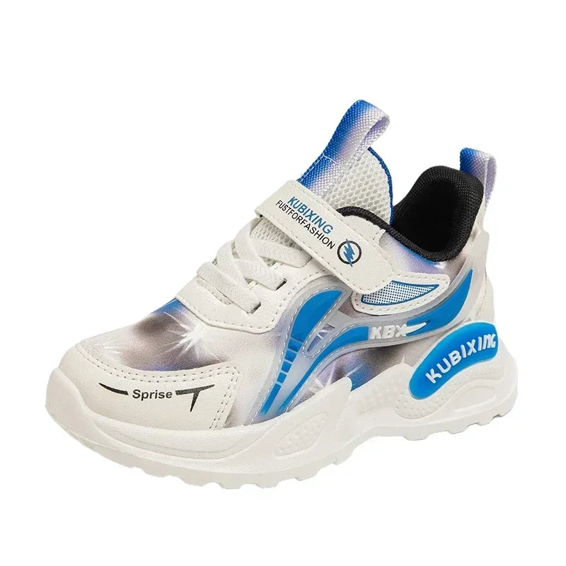 Tênis Infantil JGSHOWKITO | Velcro | Antiderrapante | Unissex | 3 Cores | Nº 26 ao 37