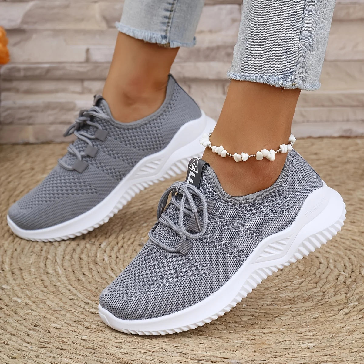 Tênis Feminino Esportivo | Malha Knit | Solado Macio | 4 Cores | Nº 36 ao 43
