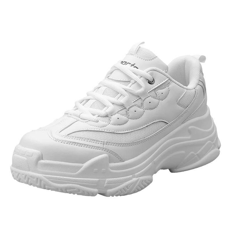 Tênis Unissex Casual | Nylon Respirável | Solado EVA | Branco e Bege | Nº 39 ao 44