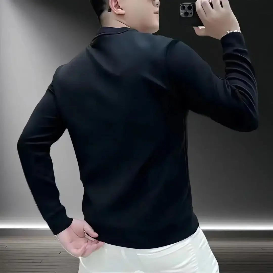 Moletom Masculino Gola Redonda Plus Veludo – Outono Inverno 2025