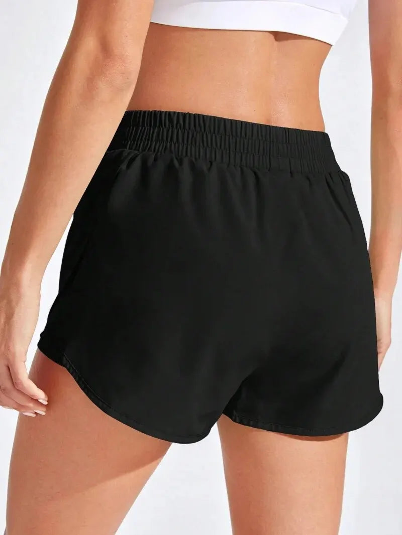 Shorts Feminino Yoga Fitness - Shorts Esportivo Sem Costura Elástico Corrida Academia Treino