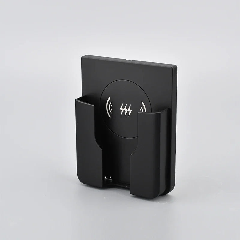 Carregador Sem Fio de Parede Embutido 15W - Painel Qi Universal 110-220V para iPhone e Android