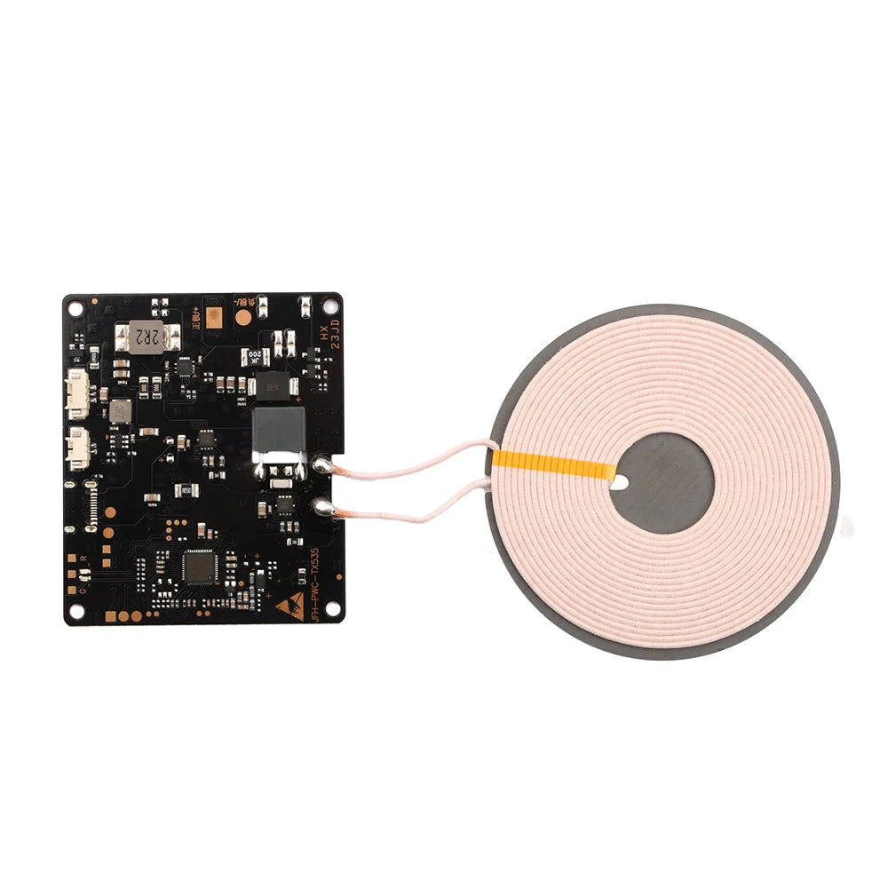 Módulo Carregador Sem Fio DIY 15W - Placa Transmissora para Projetos de Carregamento Sem Fio