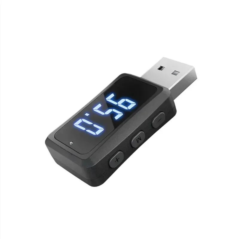 Transmissor Bluetooth 5.3 VIKEFON para Carro - USB - Rádio FM e Chamadas Viva-Voz