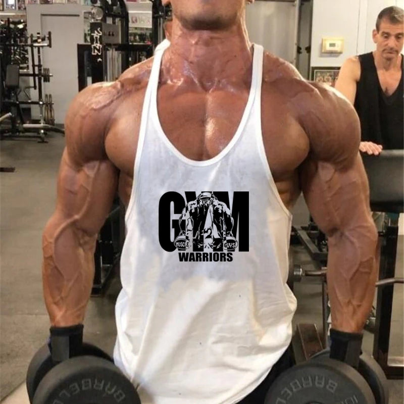 Regata Cavada Masculina Fitness Y-Back - Bodybuilding e Musculação