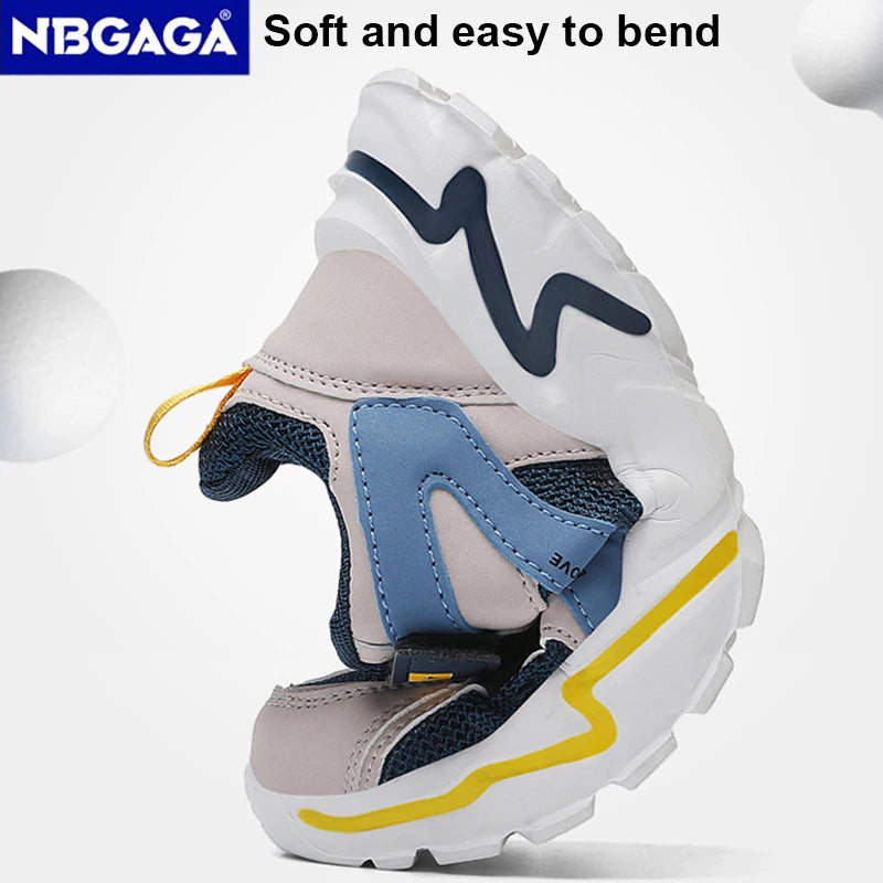 Tênis Infantil NBGAGA Respirável | Velcro | Unissex | Nº 28 ao 40