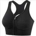 Top Esportivo Feminino com Zíper Frontal – Sutiã Yoga Academia Fitness