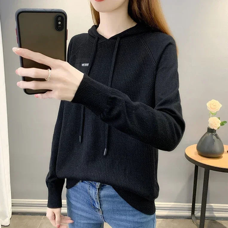 Moletom Feminino Oversized | Estilo Y2K Korean | Capuz | Baggy | Outono/Inverno | 4 Cores
