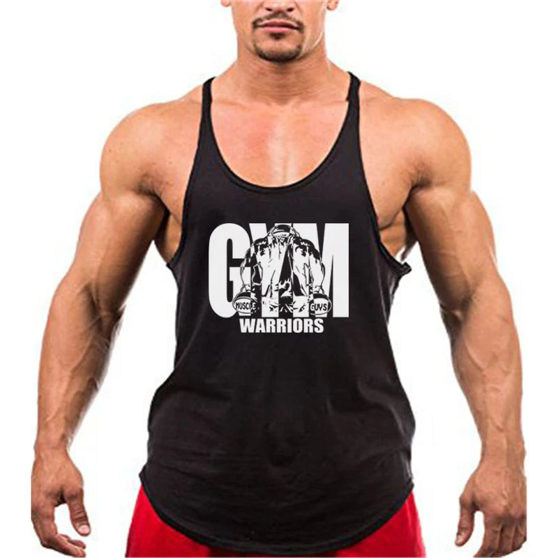 Regata Cavada Masculina Fitness Y-Back - Bodybuilding e Musculação