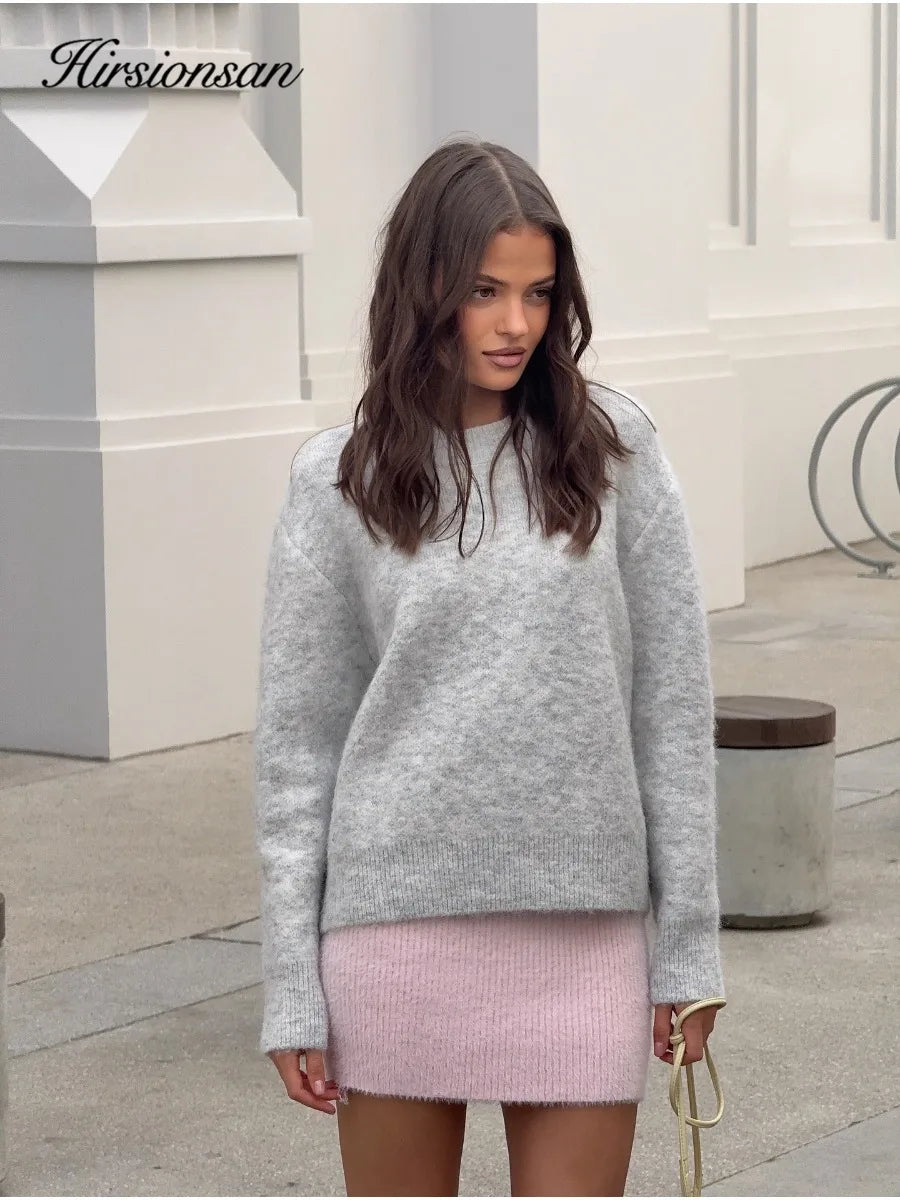 Suéter Feminino Tricô Oversized | Leve, Quente e Macio | Inverno 2025