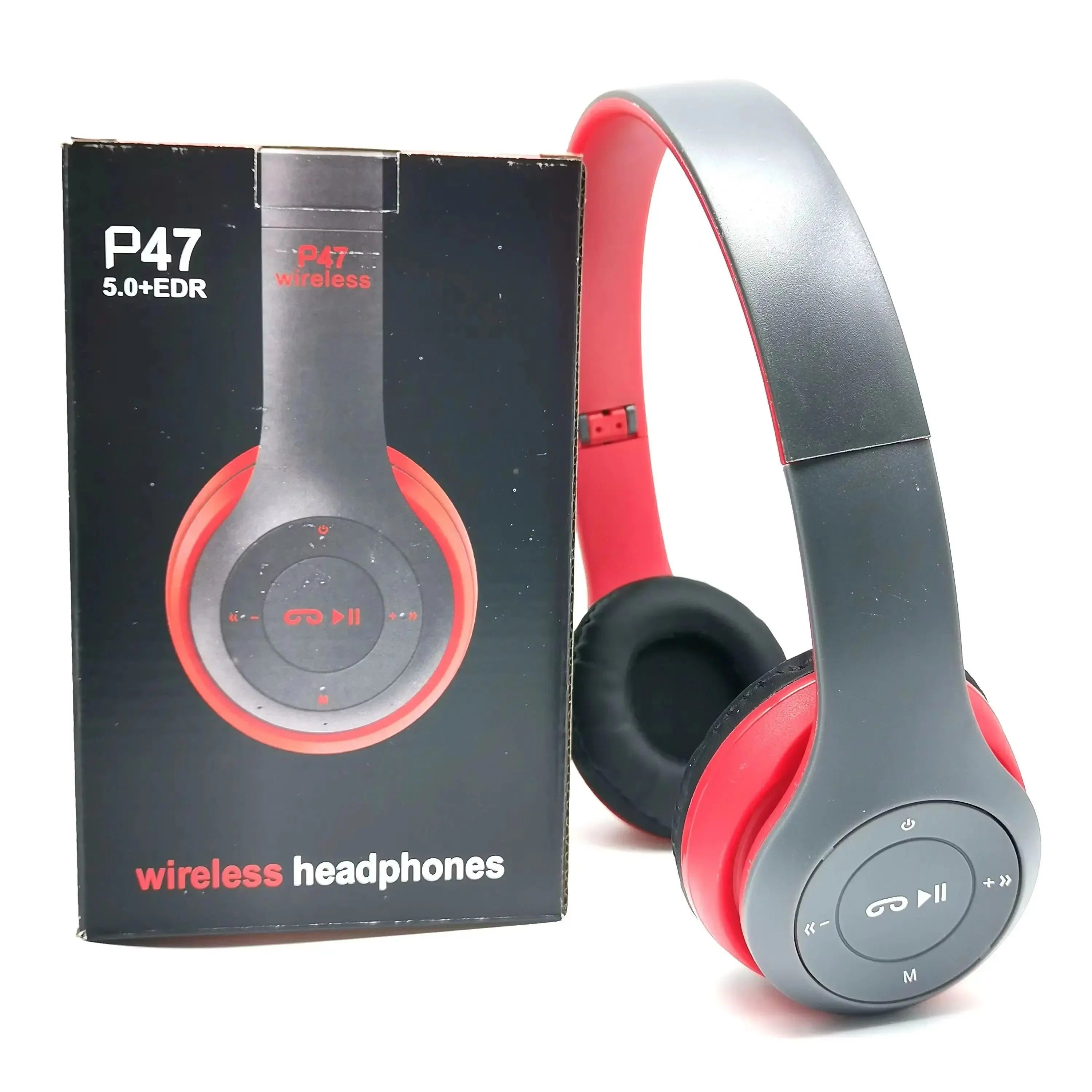 Headphone Bluetooth 5.0 VIKEFON P47 - HiFi Bass, Dobrável, Microfone | 5 Cores