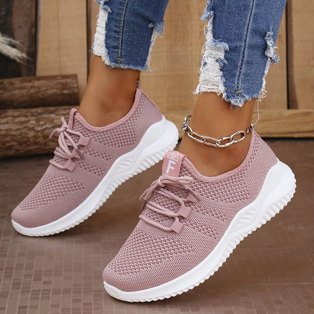 Tênis Feminino Esportivo | Malha Knit | Solado Macio | 4 Cores | Nº 36 ao 43