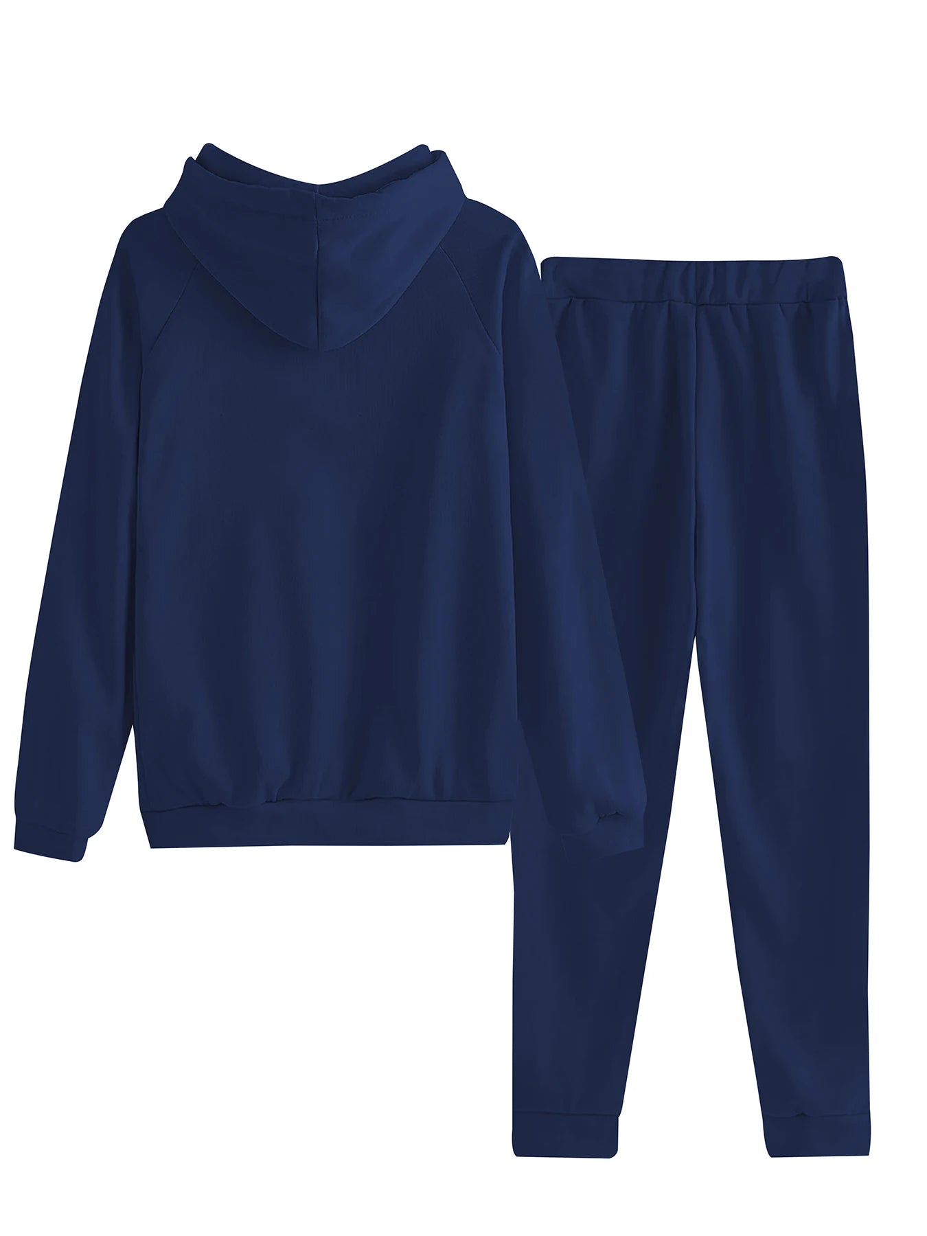 Conjunto Moletom com Capuz + Calça | Two-Piece Set Casual Retrô | Outono/Inverno