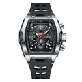 Relógio LIGE Silicone Sport Cronógrafo - Quartzo 3ATM Luminoso Data Automática