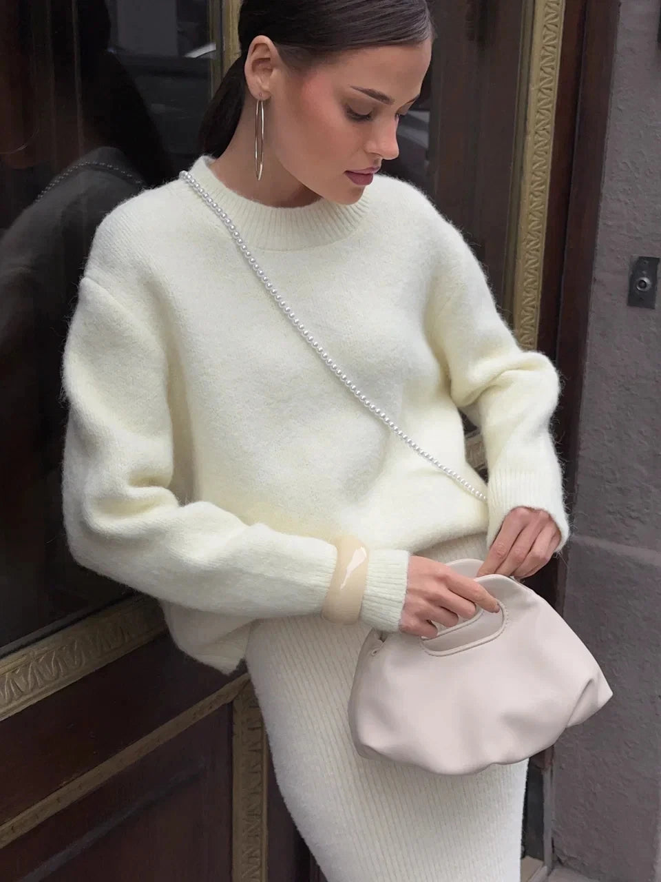 Suéter Feminino Tricô Oversized | Leve, Quente e Macio | Inverno 2025